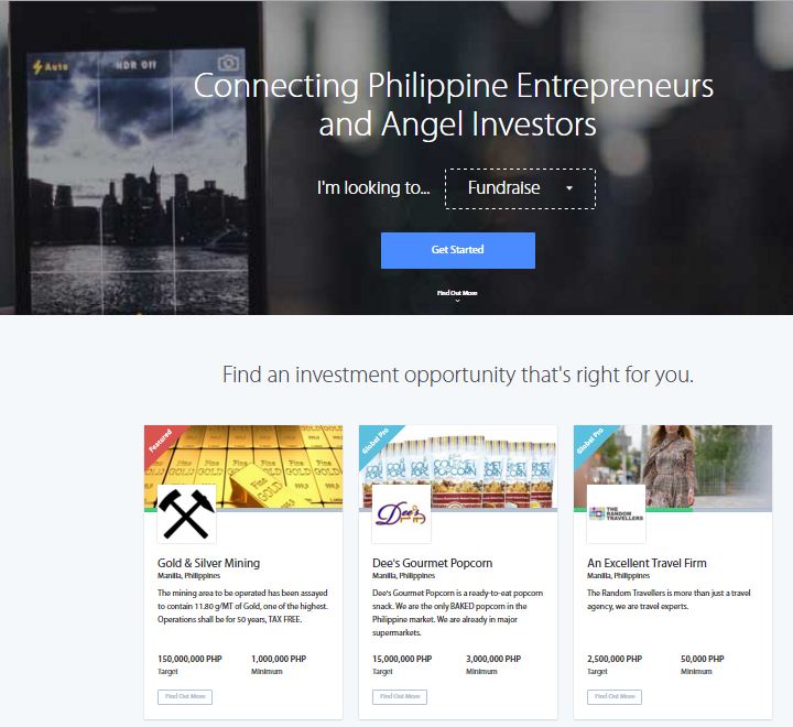  Angel Fundraise, Angel Funding made easy in Philippines.