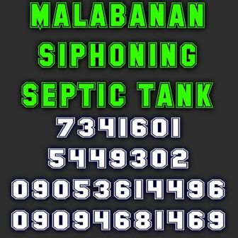 Malabanan siphoning and plumbing services