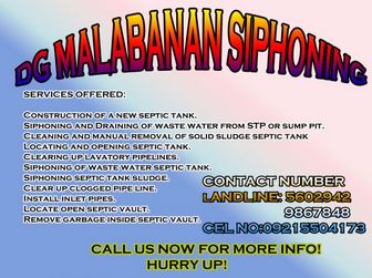 DG Malabanan Siphoning Pozo Negro