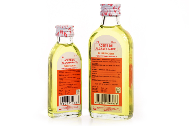 Aceite de Alcamforado